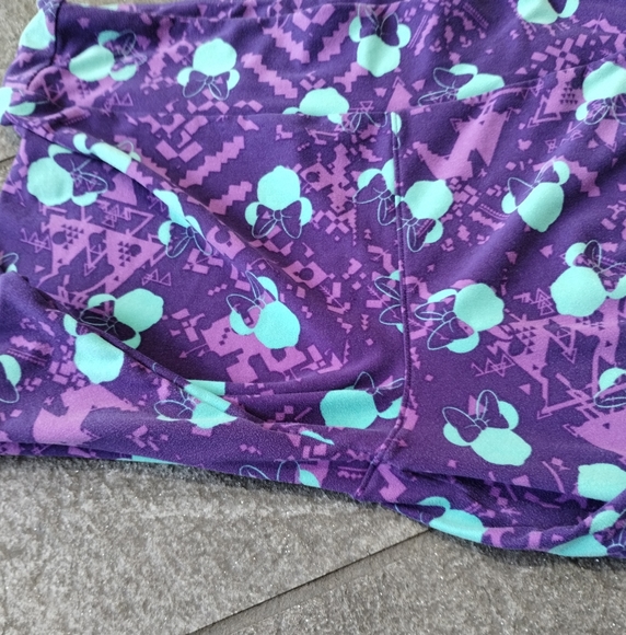 •LuLaRoe Disney Minnie Mouse Leggings Tall Curvy Women One Size - Picture 4 of 7